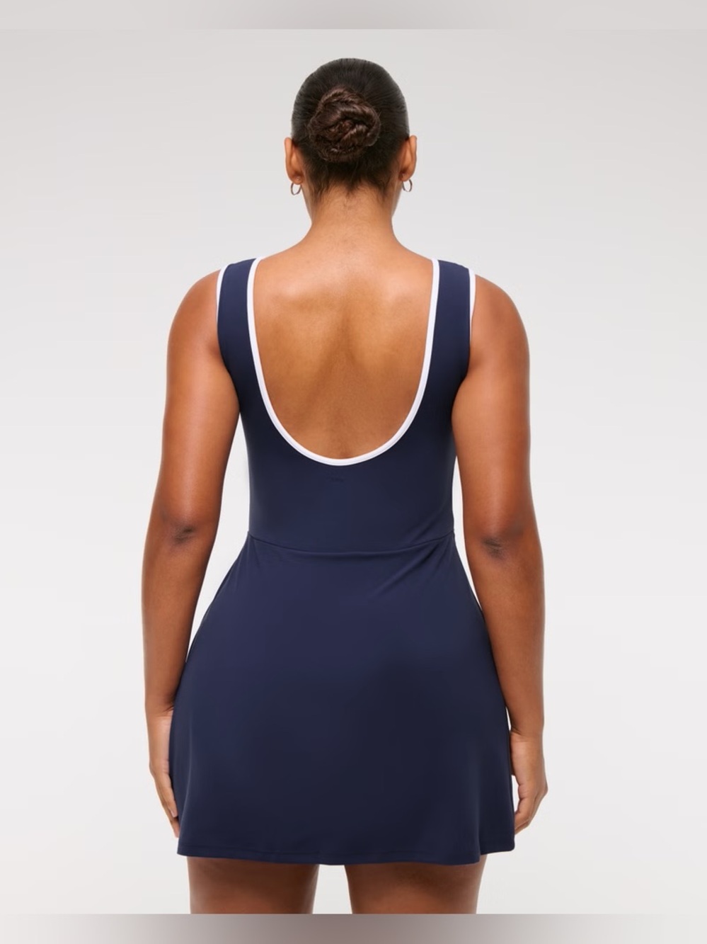 Abercrombie YPB Tie Game Dress in Black - Picture 5 of 9